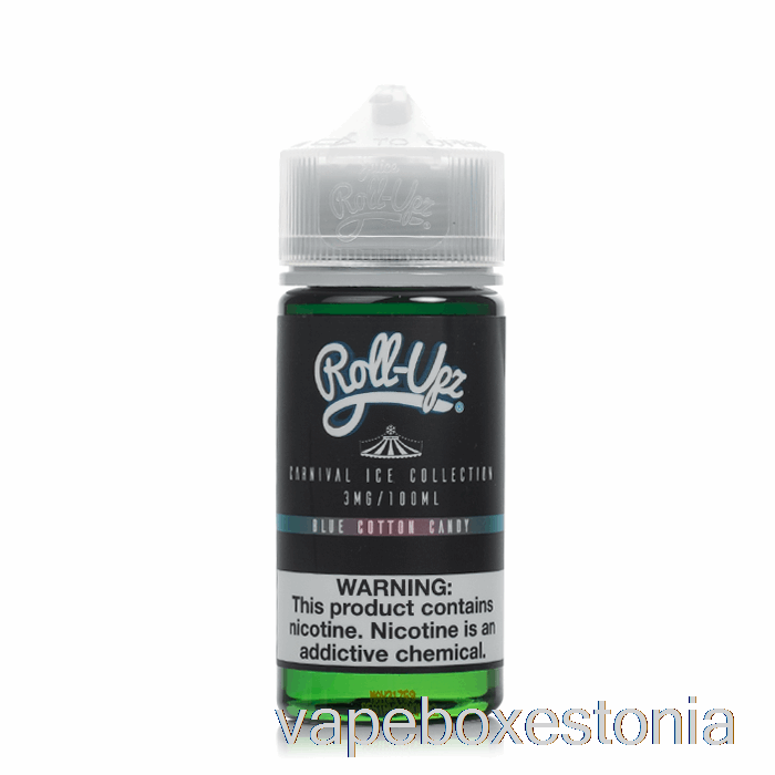 Vape Box Estonia Jääsinine Suhkruvatt - Karneval - Mahlarull Upz - 100ml 3mg